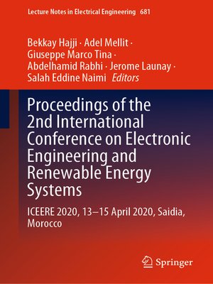 cover image of Proceedings of the 2nd International Conference on Electronic Engineering and Renewable Energy Systems